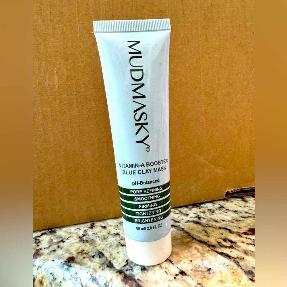 MUDMASKY Vitamin-A Booster French Clay Mask pore refining smoothing firming